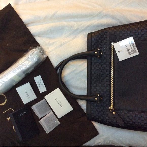 Gucci Microguccissima Large Structured Shoulder Bag/Tote/Satchel/Handbag - Picture 8 of 9